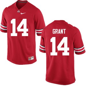 #14 Curtis Grant Ohio State Men NCAA Jersey Red