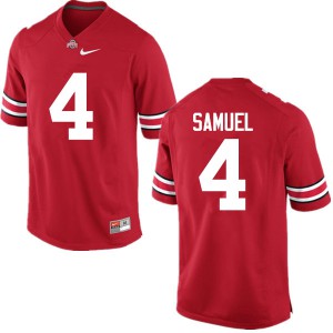 #4 Curtis Samuel Ohio State Men Stitch Jerseys Red