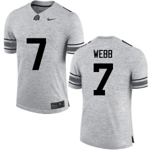 #7 Damon Webb OSU Men NCAA Jersey Gray