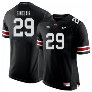 #29 Darryl Sinclair Ohio State Buckeyes Men Football Jerseys Black
