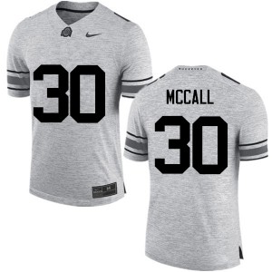 #30 Demario McCall Ohio State Buckeyes Men Alumni Jerseys Gray