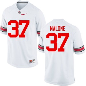 #37 Derrick Malone Ohio State Men Embroidery Jersey White