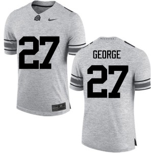 #27 Eddie George Ohio State Buckeyes Men NCAA Jersey Gray