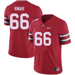 #66 Enokk Vimahi OSU Men High School Jerseys Red