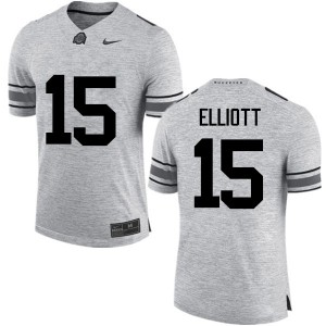 #15 Ezekiel Elliott Ohio State Men University Jerseys Gray