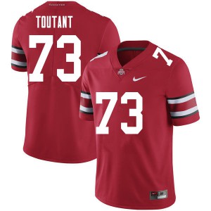 #73 Grant Toutant Ohio State Men University Jersey Red