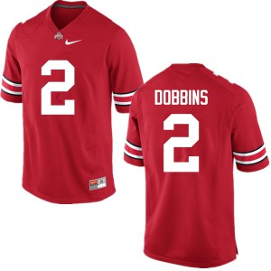 #2 J.K. Dobbins Ohio State Men High School Jersey Red