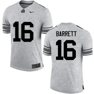 #16 J.T. Barrett Ohio State Buckeyes Men University Jerseys Gray