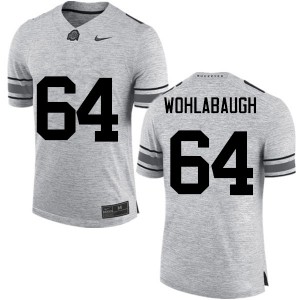 #64 Jack Wohlabaugh Ohio State Men Player Jerseys Gray