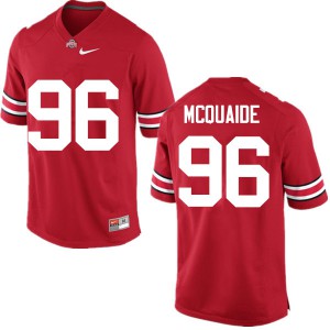 #96 Jake McQuaide Ohio State Buckeyes Men Football Jerseys Red