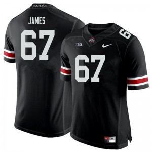 #67 Jakob James OSU Buckeyes Men NCAA Jerseys Black