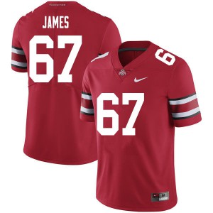 #67 Jakob James OSU Men Player Jerseys Red