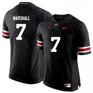 #7 Jalin Marshall Ohio State Men Embroidery Jersey Black