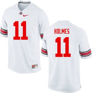 #11 Jalyn Holmes Ohio State Buckeyes Men University Jersey White