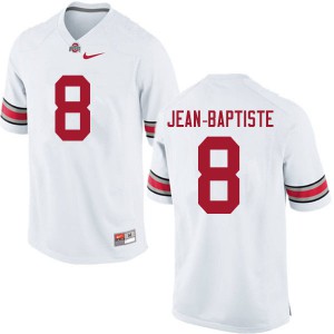 #8 Javontae Jean-Baptiste Ohio State Buckeyes Men Embroidery Jerseys White