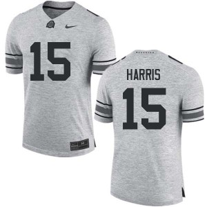 #15 Jaylen Harris Ohio State Buckeyes Men NCAA Jerseys Gray