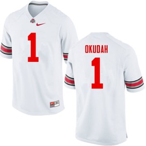 #1 Jeffrey Okudah Ohio State Men Official Jerseys White