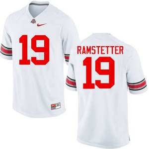 #19 Joe Ramstetter Ohio State Men University Jersey White