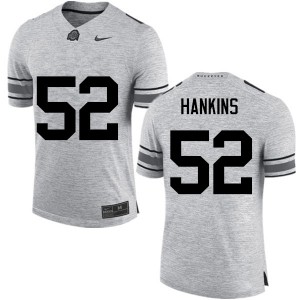 #52 Johnathan Hankins Ohio State Men High School Jersey Gray