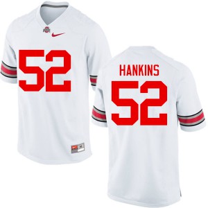 #52 Johnathan Hankins Ohio State Buckeyes Men University Jerseys White
