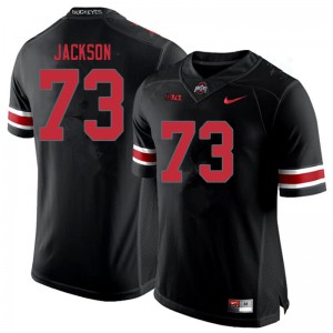 #73 Jonah Jackson Ohio State Buckeyes Men NCAA Jersey Blackout