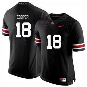 #18 Jonathan Cooper OSU Buckeyes Men Football Jerseys Black