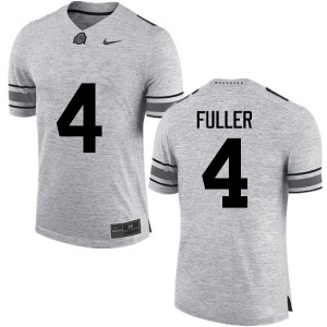 #4 Jordan Fuller Ohio State Men Football Jersey Gray