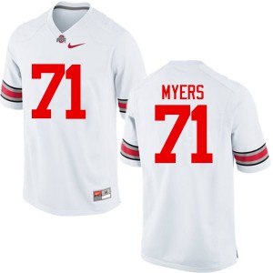 #71 Josh Myers Ohio State Men Football Jersey White