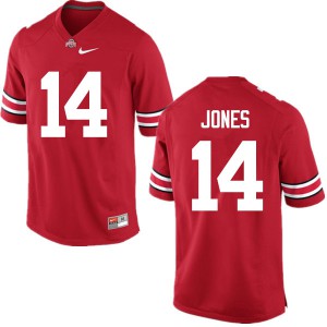 #14 Keandre Jones Ohio State Men Embroidery Jerseys Red