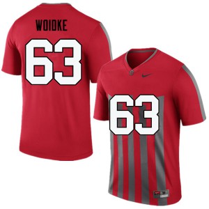 #63 Kevin Woidke Ohio State Buckeyes Men Stitch Jersey Throwback