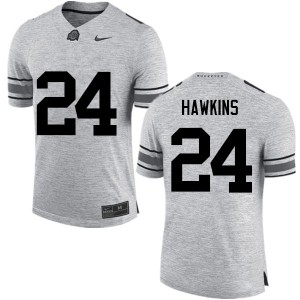 #24 Kierre Hawkins OSU Men High School Jerseys Gray