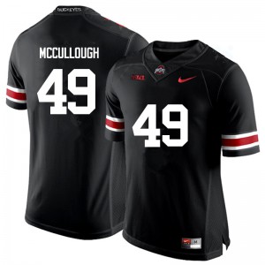 #49 Liam McCullough OSU Buckeyes Men Official Jerseys Black