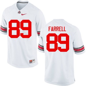 #89 Luke Farrell Ohio State Men High School Jersey White