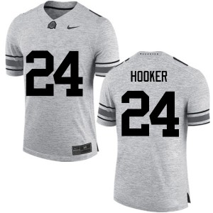 #24 Malik Hooker Ohio State Men University Jerseys Gray
