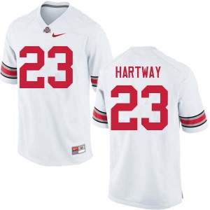 #23 Michael Hartway OSU Men College Jerseys White