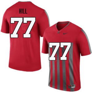 #77 Michael Hill Ohio State Men Embroidery Jerseys Throwback