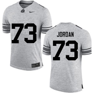 #73 Michael Jordan Ohio State Buckeyes Men University Jerseys Gray