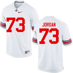 #73 Michael Jordan Ohio State Men College Jersey White