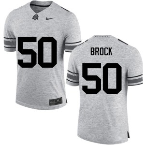 #50 Nathan Brock Ohio State Men Alumni Jersey Gray