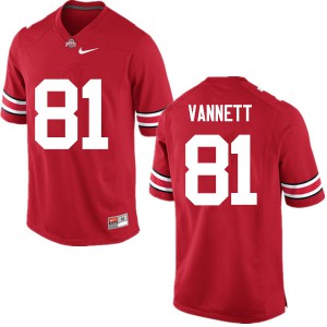 #81 Nick Vannett Ohio State Buckeyes Men College Jerseys Red