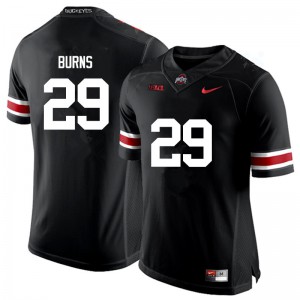 #29 Rodjay Burns Ohio State Men Stitch Jersey Black