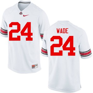 #24 Shaun Wade Ohio State Buckeyes Men NCAA Jersey White