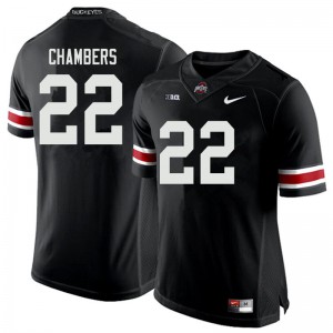 #22 Steele Chambers Ohio State Men Official Jersey Black