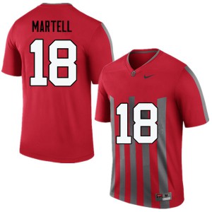 #18 Tate Martell Ohio State Men College Jerseys Throwback