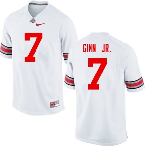 #7 Ted Ginn Jr. OSU Buckeyes Men Football Jerseys White