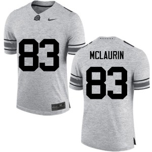#83 Terry McLaurin Ohio State Men College Jerseys Gray