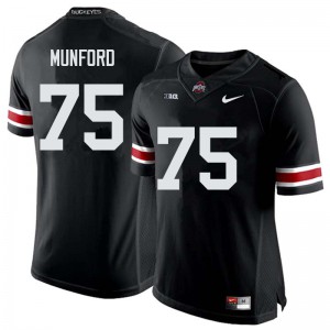 #75 Thayer Munford Ohio State Men High School Jerseys Black