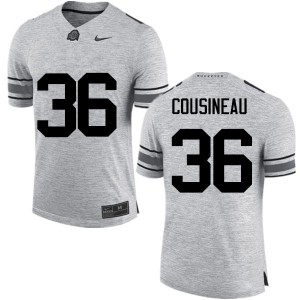 #36 Tom Cousineau OSU Men High School Jerseys Gray