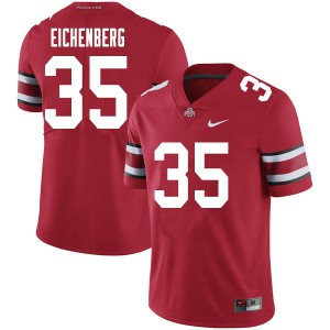 #35 Tommy Eichenberg Ohio State Men Football Jerseys Red