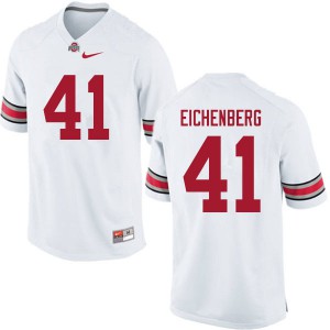 #41 Tommy Eichenberg OSU Buckeyes Men Official Jerseys White